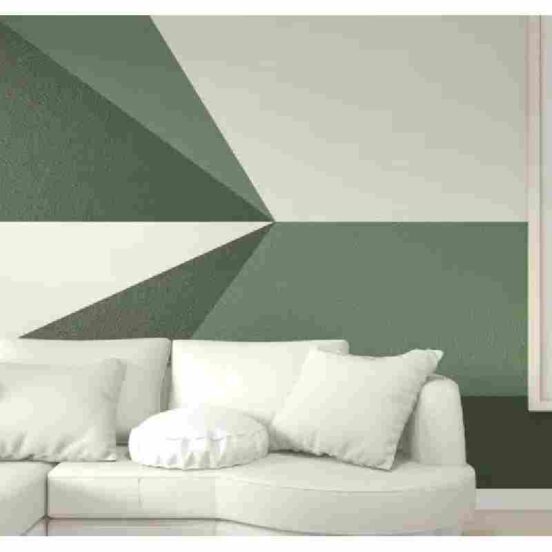 3 Colour Combination Trendy Geometric Wall Paint (1)