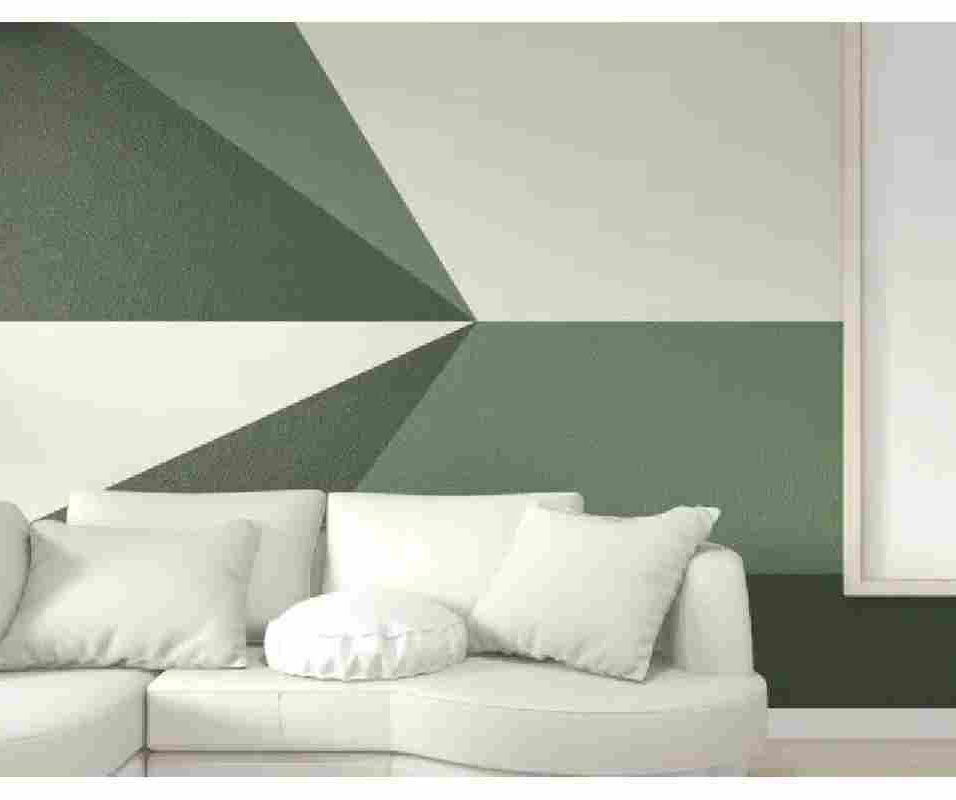 3 Colour Combination Trendy Geometric Wall Paint (1)