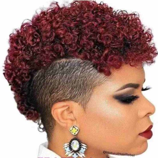 Fade Short Natural Haircuts for Black Females 2019 (1)