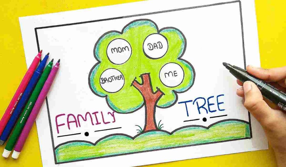 Family Tree Drawing for School Project (5)