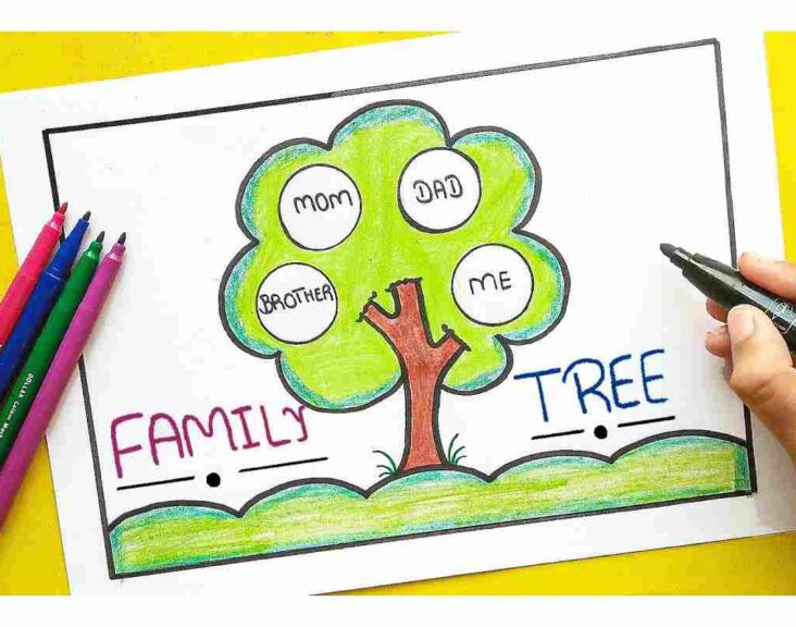 Family Tree Drawing for School Project (5)