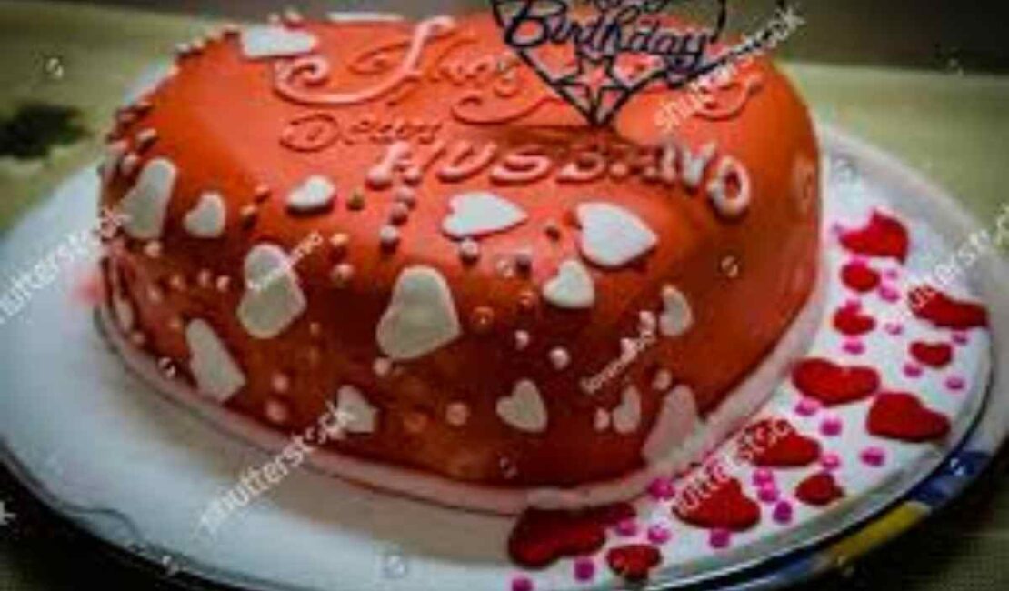 Romantic Birthday Cake Design for Husband (1)