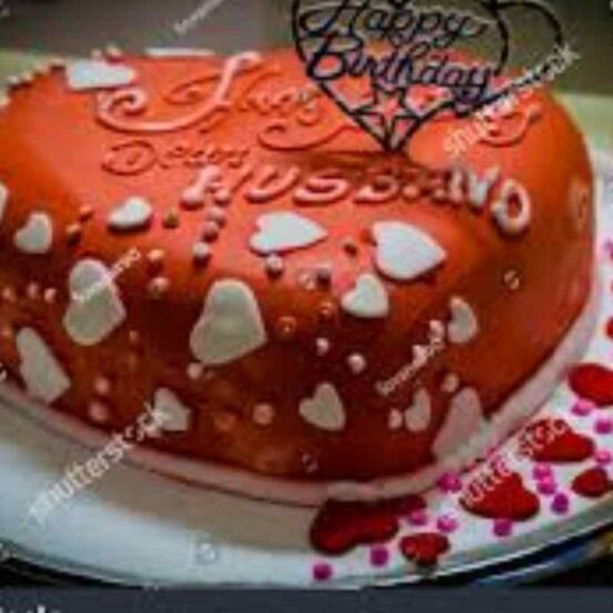 Romantic Birthday Cake Design for Husband (1)