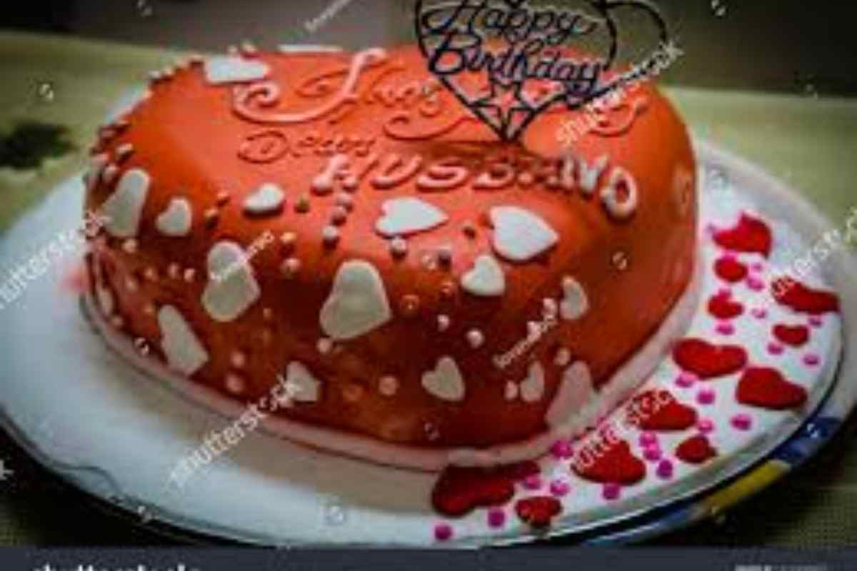 Romantic Birthday Cake Design for Husband (1)