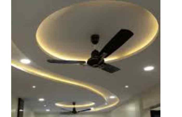 double-layered pop design for the hall 