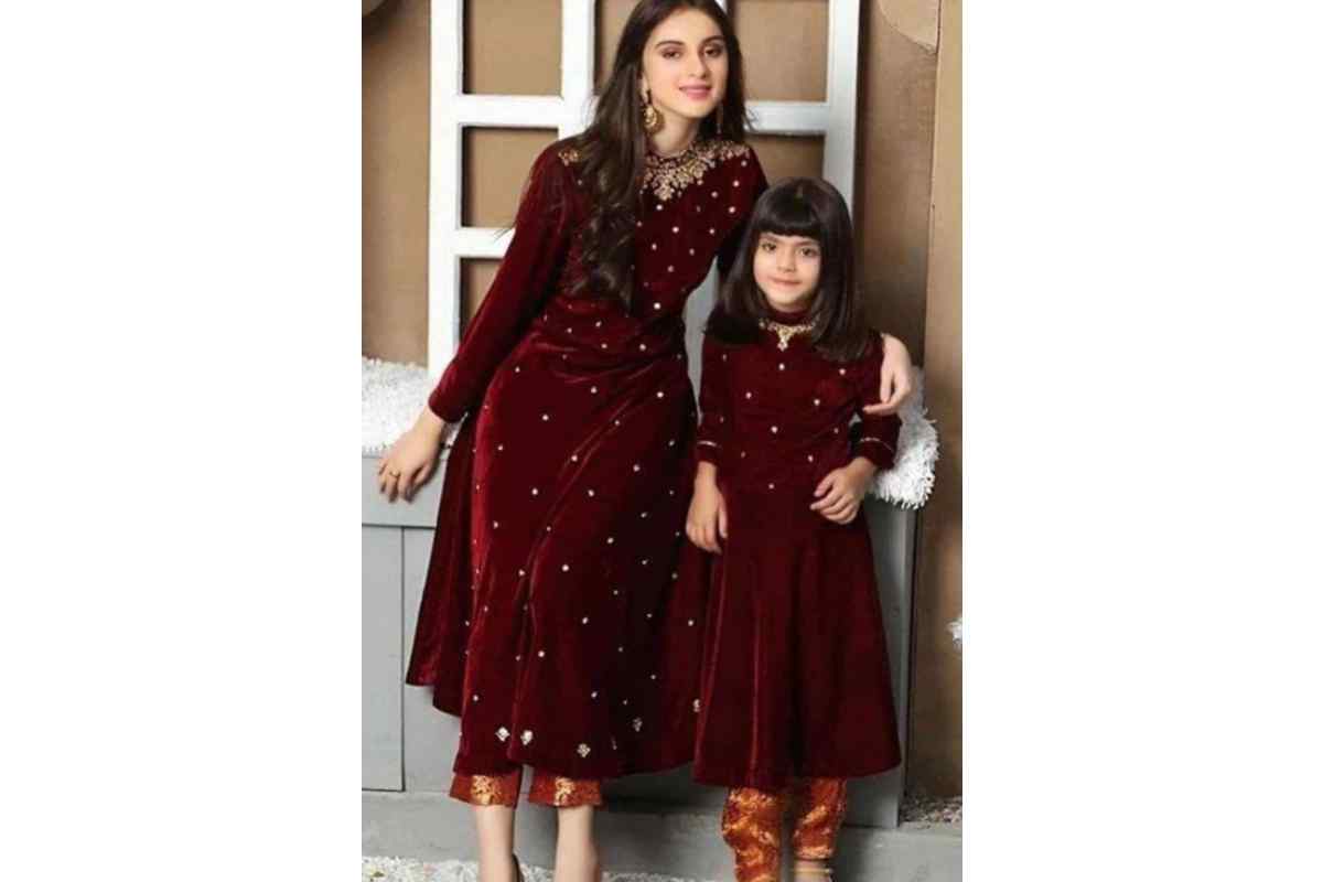 indian mother-daughter dresses for birthday