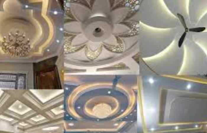 living room modern simple pop design 