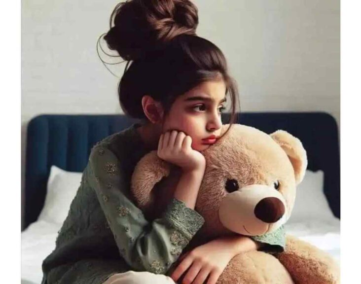 instagram girl with teddy bear profile