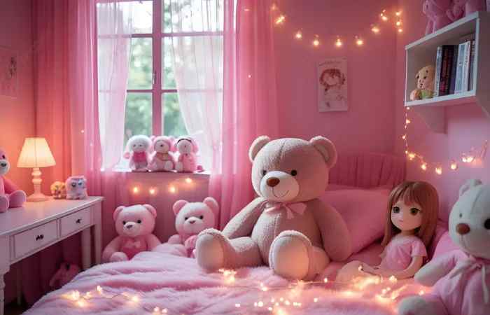 what makes an instagram girl with a teddy bear