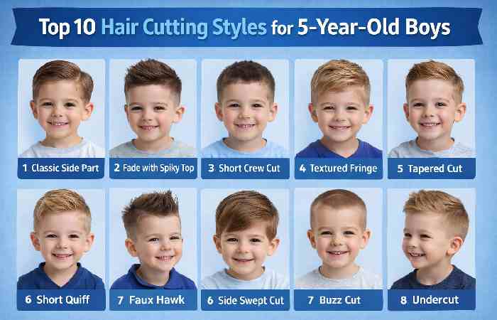 Top 10 Hair Cutting Styles for 5-Year-Old Boys