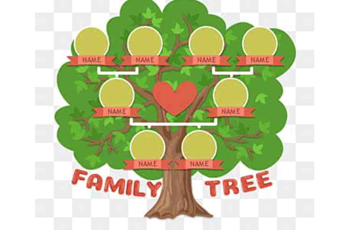 family tree drawing for school project