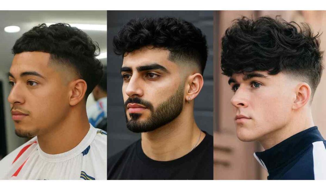 taper fade with textured fringe