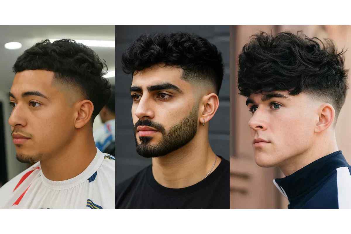 taper fade with textured fringe