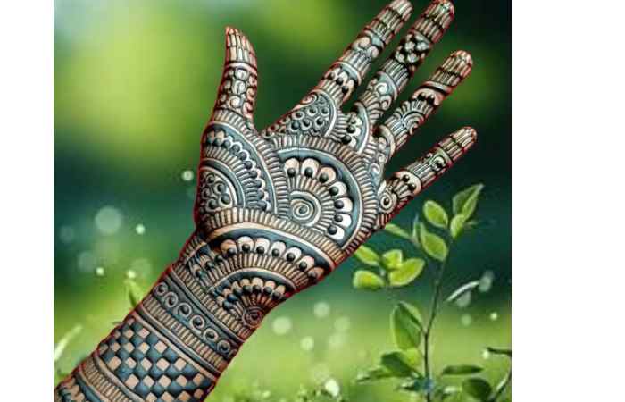 bridal front hand mehndi designs