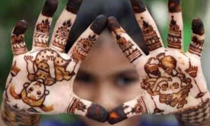 mehndi designs for kids