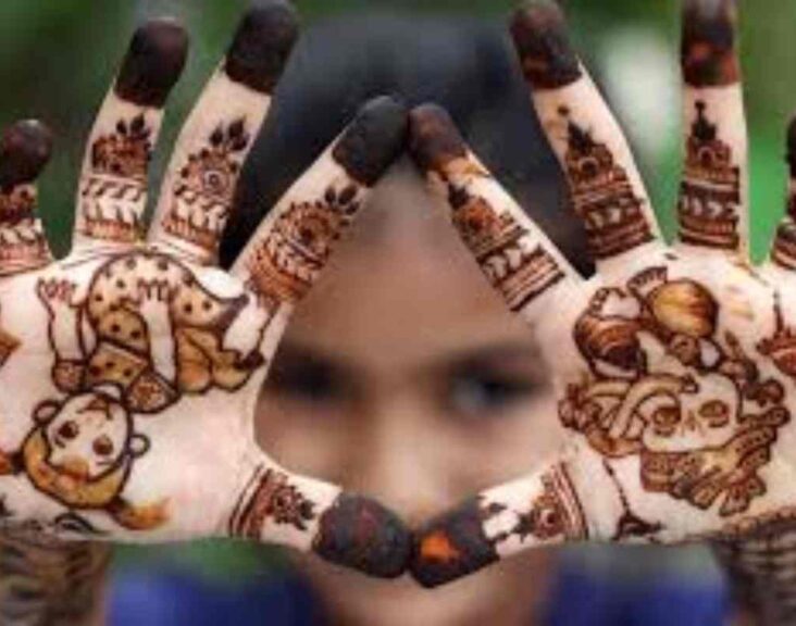 mehndi designs for kids