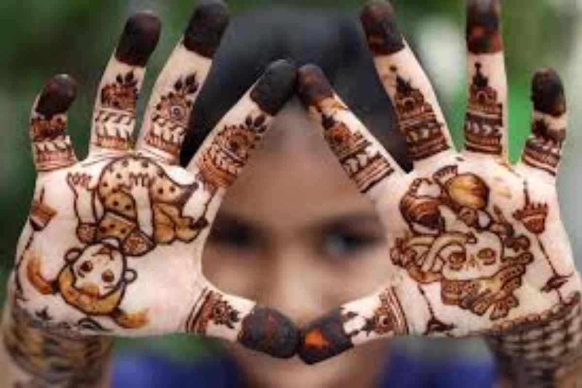 mehndi designs for kids