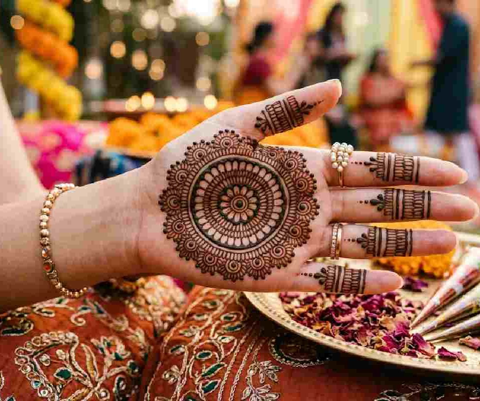 gol tikki mehndi