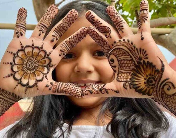 mehndi design for baby girl