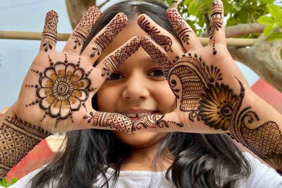 mehndi design for baby girl