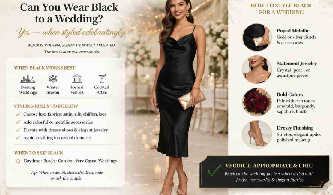 Can You Wear Black to a Wedding_