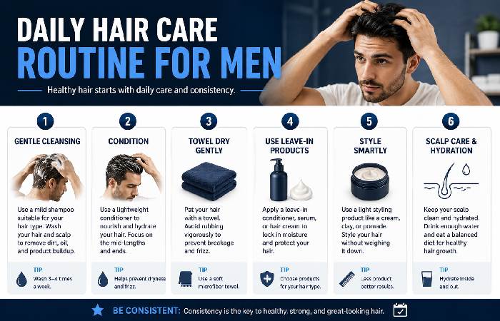 Daily Hair Care Routine for Men