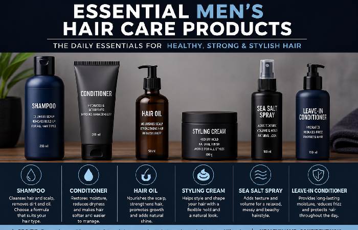 Essential Men’s Hair Care Products