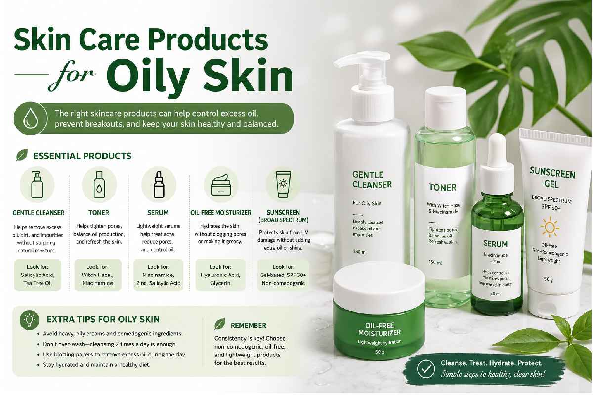Skin Care Products for Oily Skin