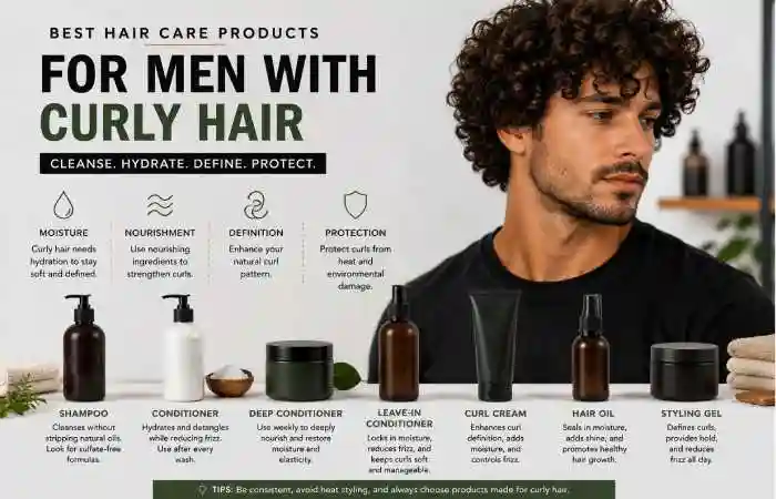best hair care products for men with curly hair