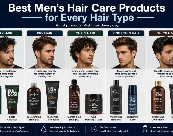 best men’s hair care products for every hair type