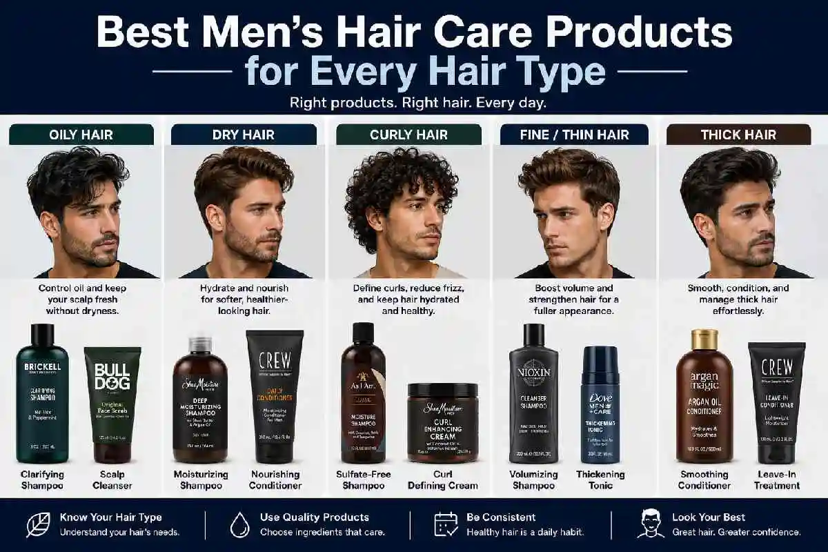 best men’s hair care products for every hair type