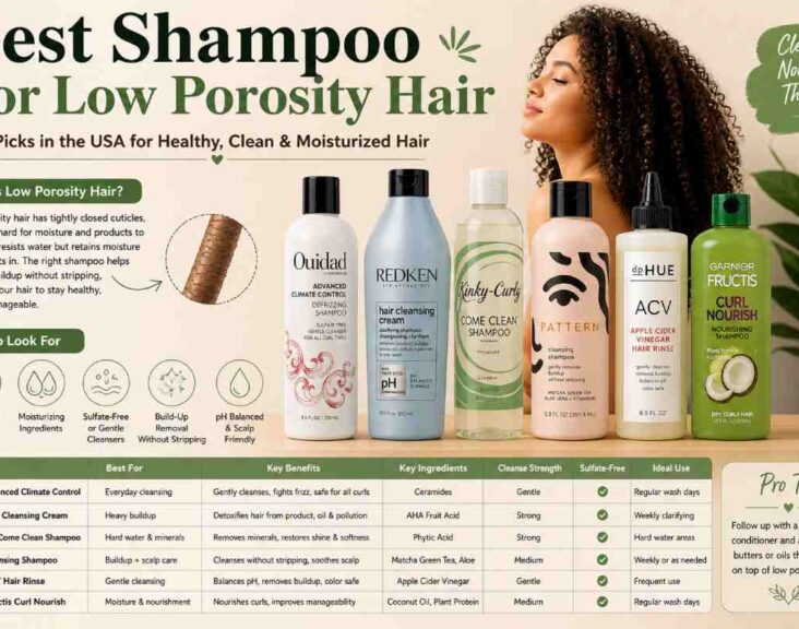 best shampoo for low porosity hair