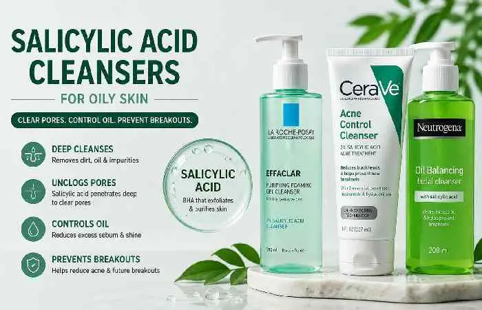 salicylic acid cleansers for oily skin