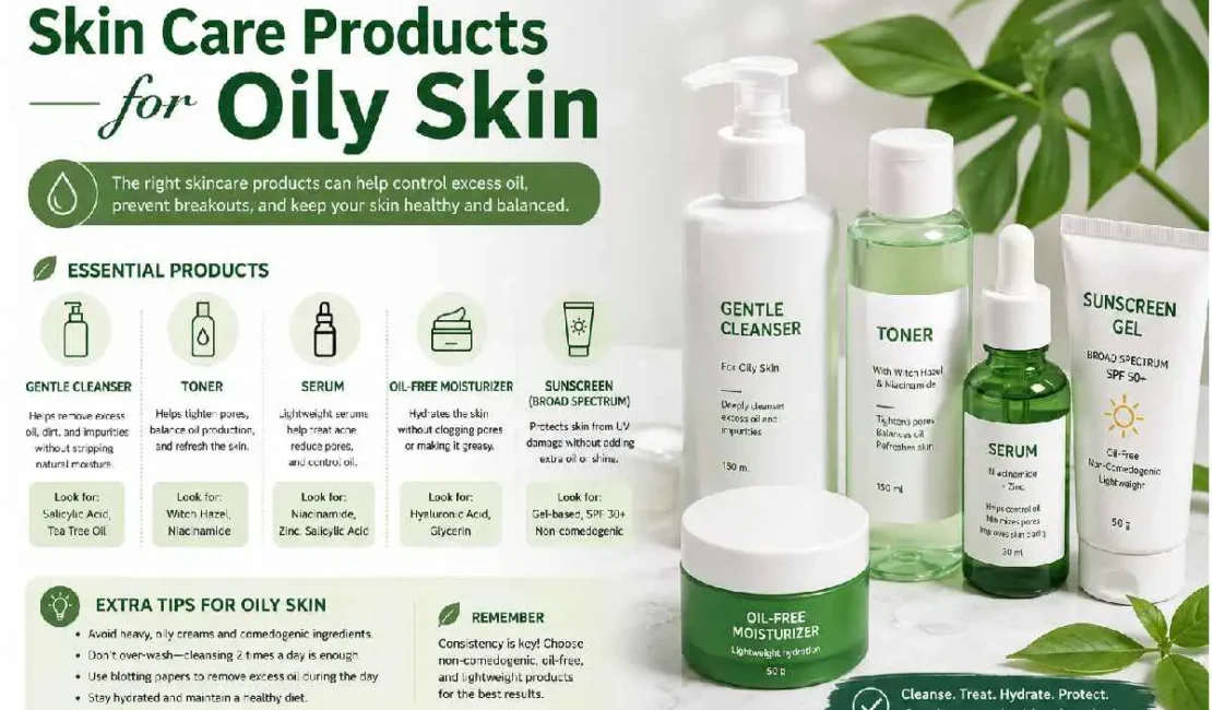 skin care products for oily skin