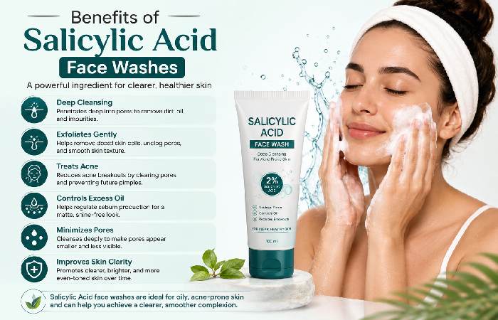 Benefits of Salicylic Acid Face Washes