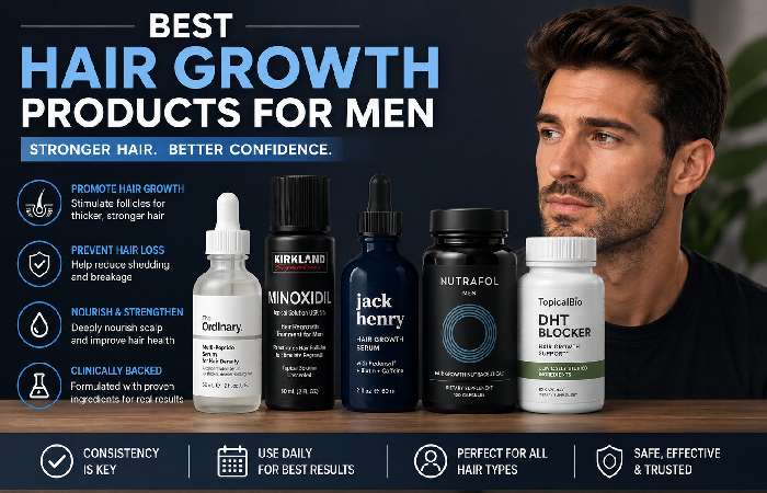 Best Hair Growth Products for Men