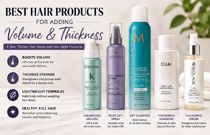 Best Hair Products for Adding Volume and Thickness