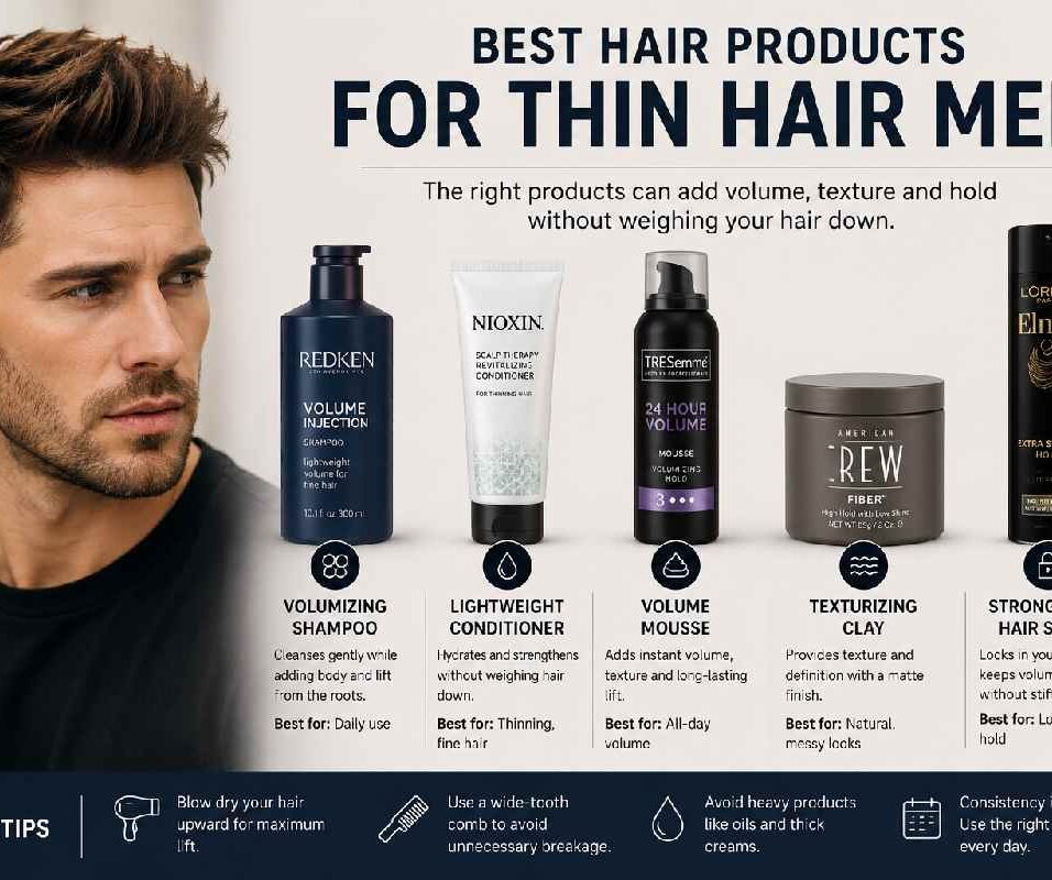 Best Hair Products for Thin Hair Men