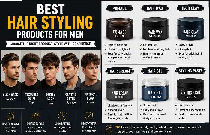 Best Hair Styling Products for Men