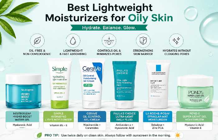 Best Lightweight Moisturizers for Oily Skin