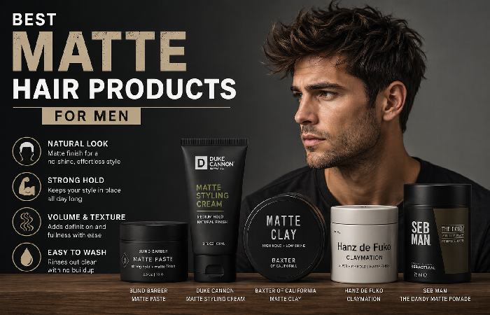 Best Matte Hair Products for Men
