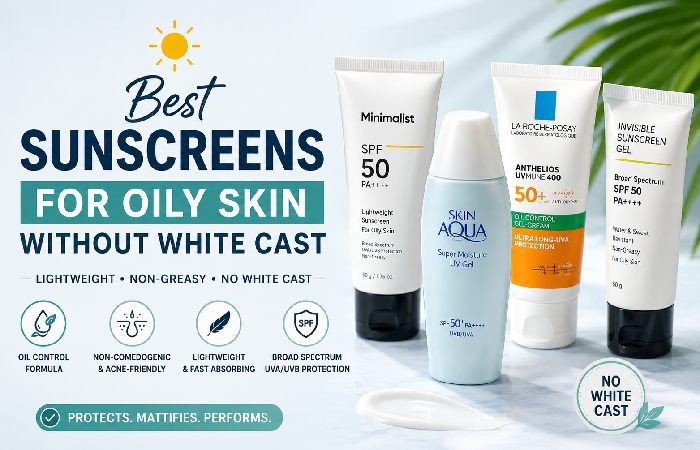 Best Sunscreens for Oily Skin Without White Cast