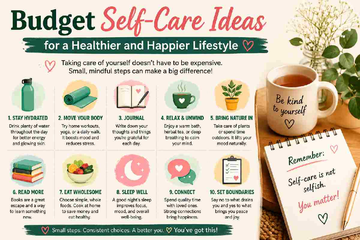 Budget Self-Care Ideas for a Healthier and Happier Lifestyle