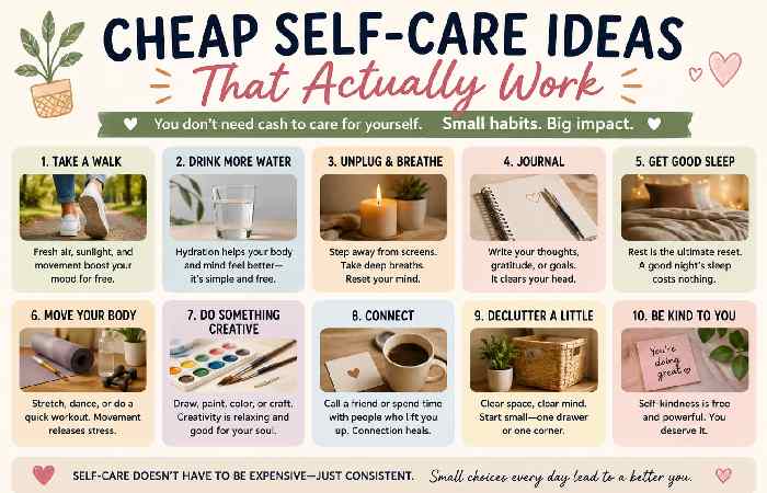 Cheap Self-Care Ideas That Actually Work