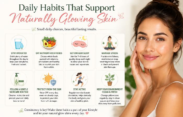 Daily Habits That Support Naturally Glowing Skin
