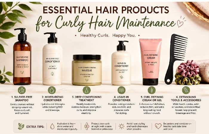 Essential Hair Products for Curly Hair Maintenance