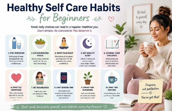 Healthy Self Care Habits for Beginners