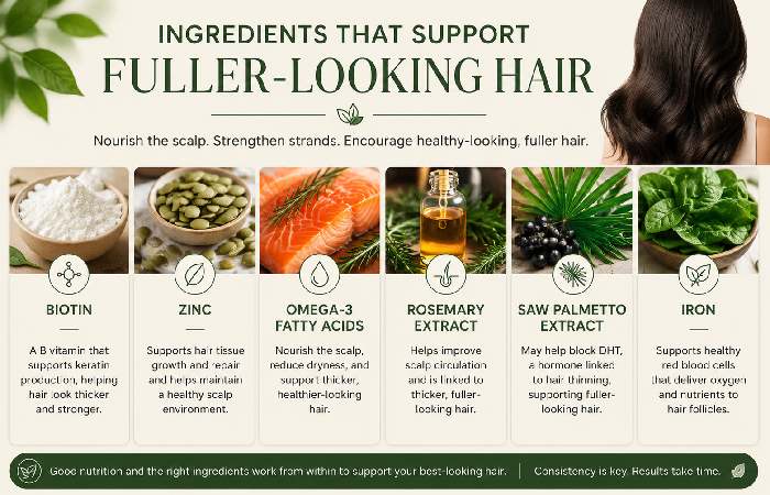 Ingredients That Support Fuller-Looking Hair