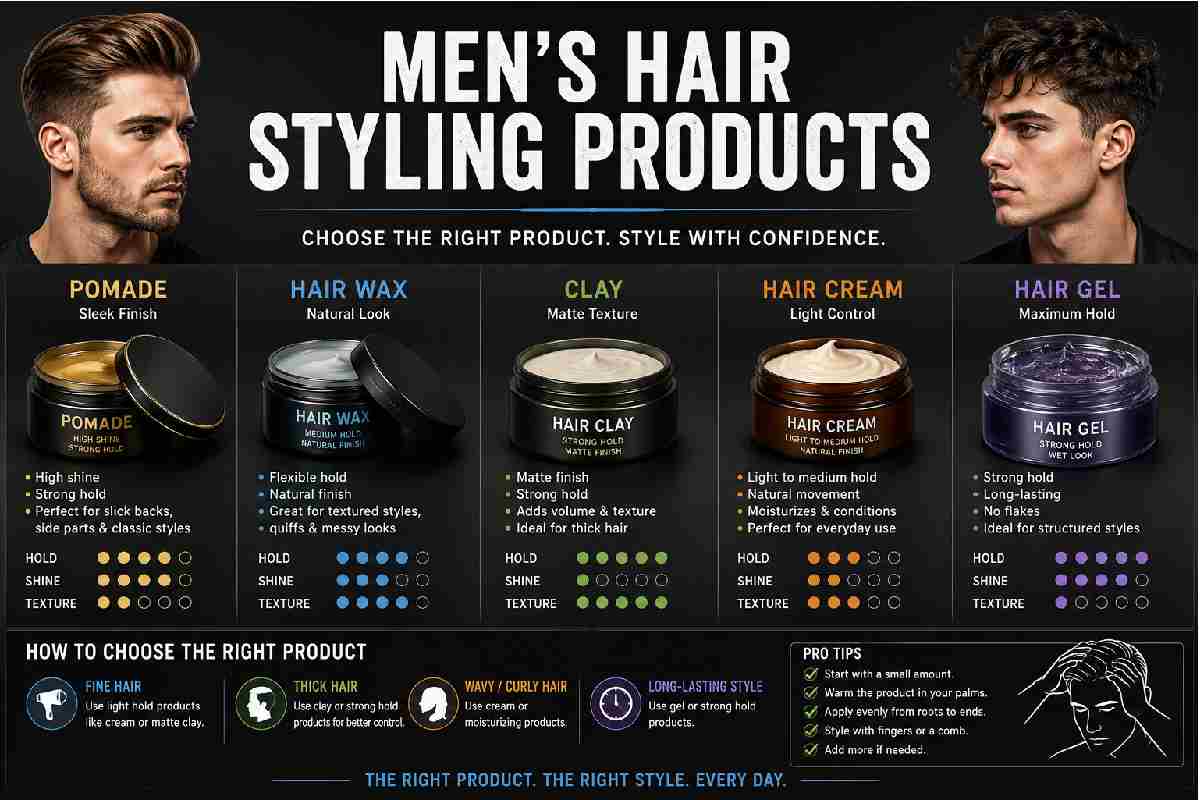 Men’s Hair Styling Products