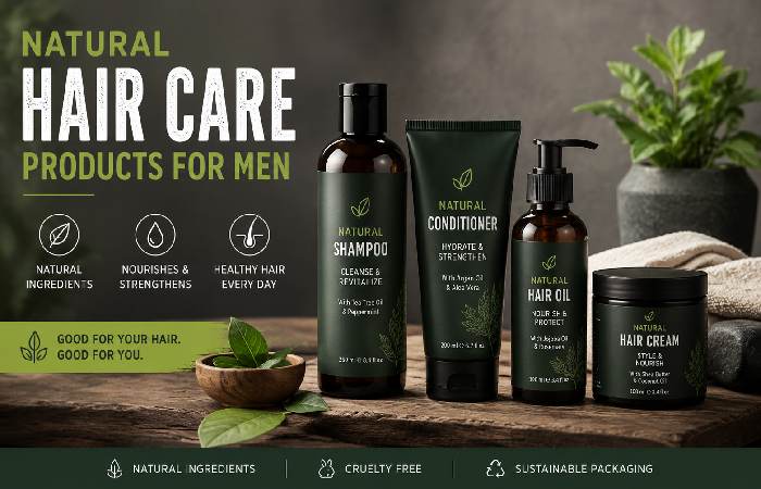 Natural Hair Care Products for Men